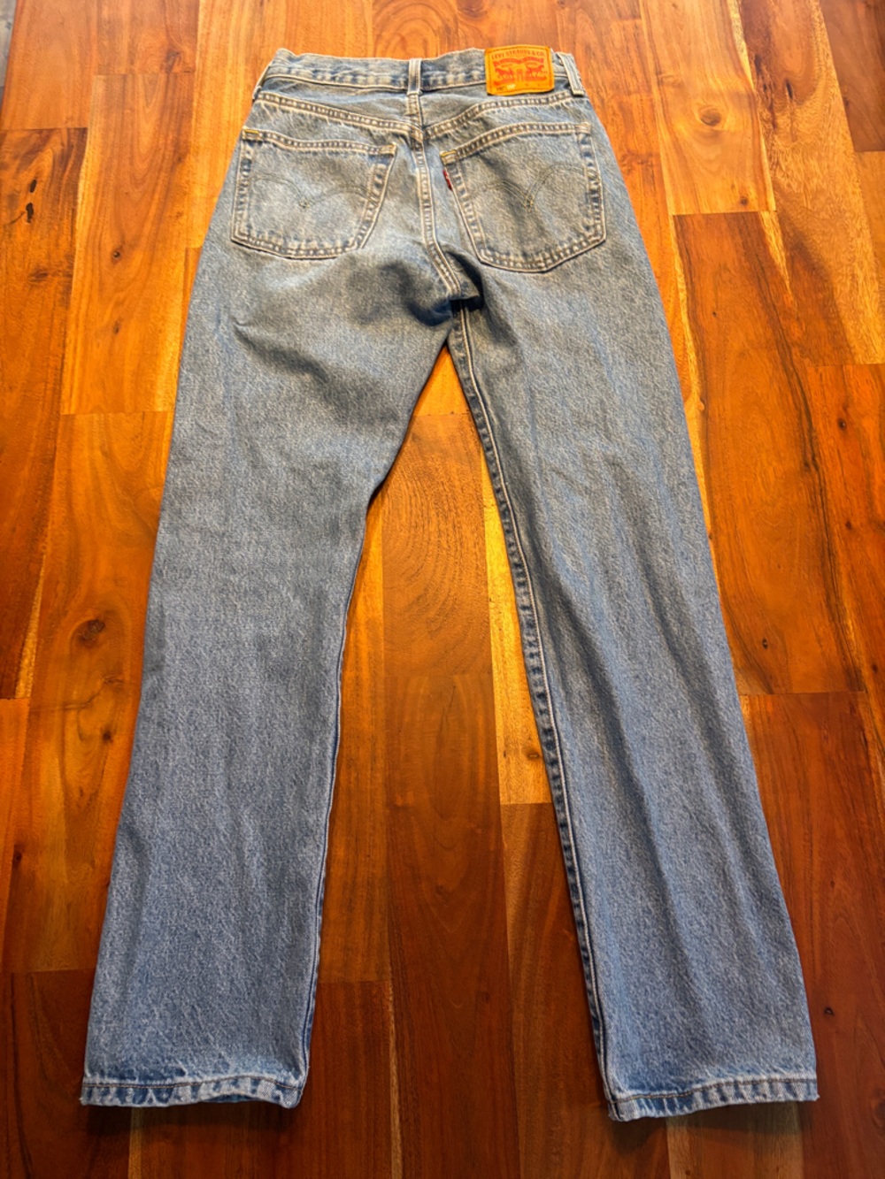 Levi’s 501 150th Anniversary Heart Patch Jeans - Size 24 x 30 - Picture 2 of 11